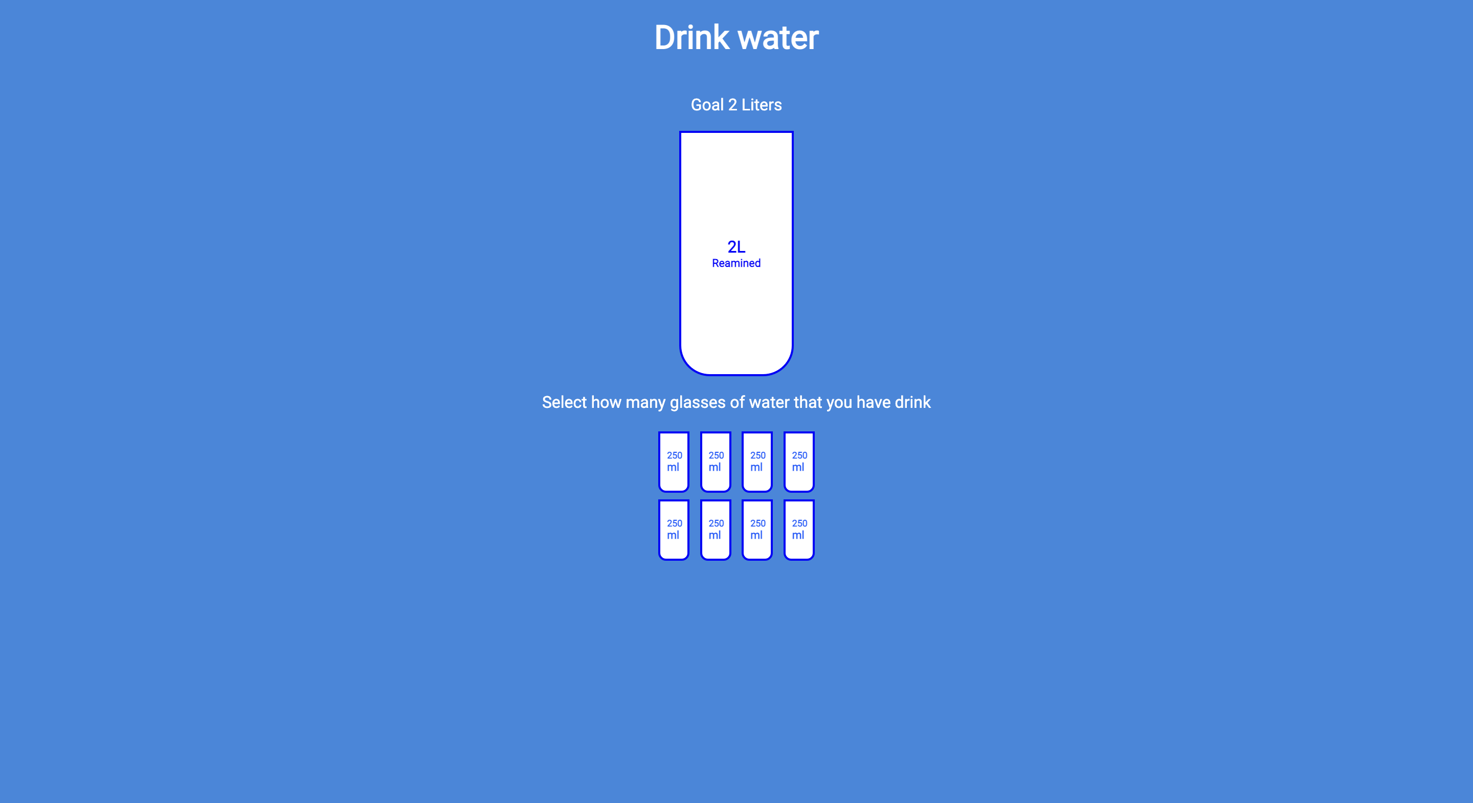 water dring app
